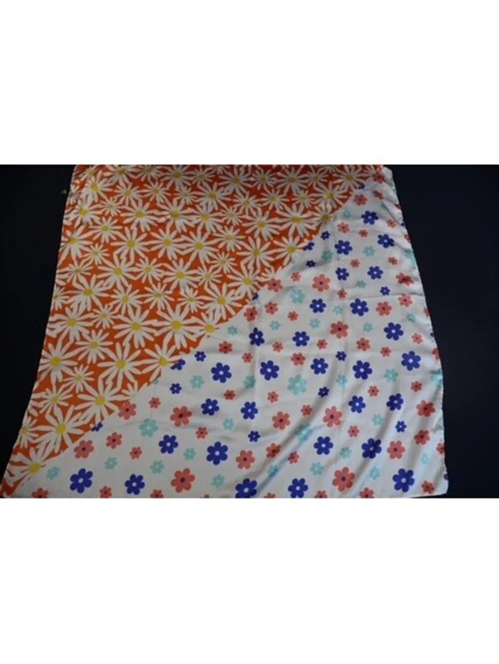 Set of Floral Pattern Polyester Women's Scarves